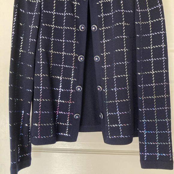 St. John navy pant suit. - Picture 3 of 6